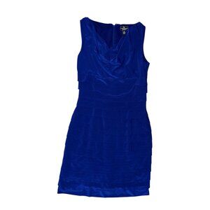 American Living Womens Blue Sleeveless Dress Size 6 Polyester Blend